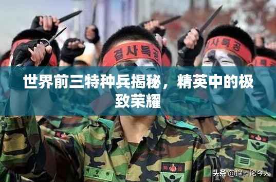 世界前三特种兵揭秘，精英中的极致荣耀
